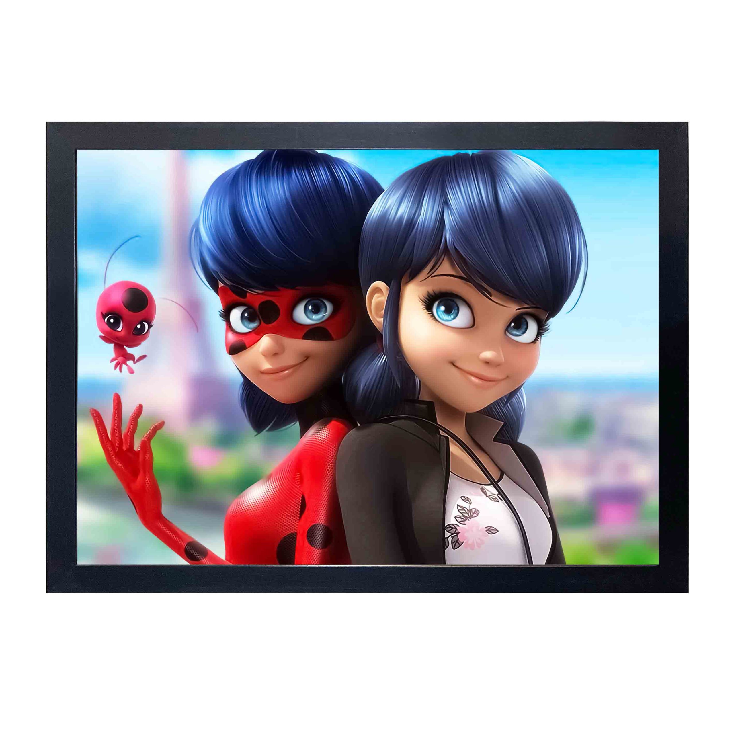 تابلو چاپی کودک دختر کفشدوزکی 1