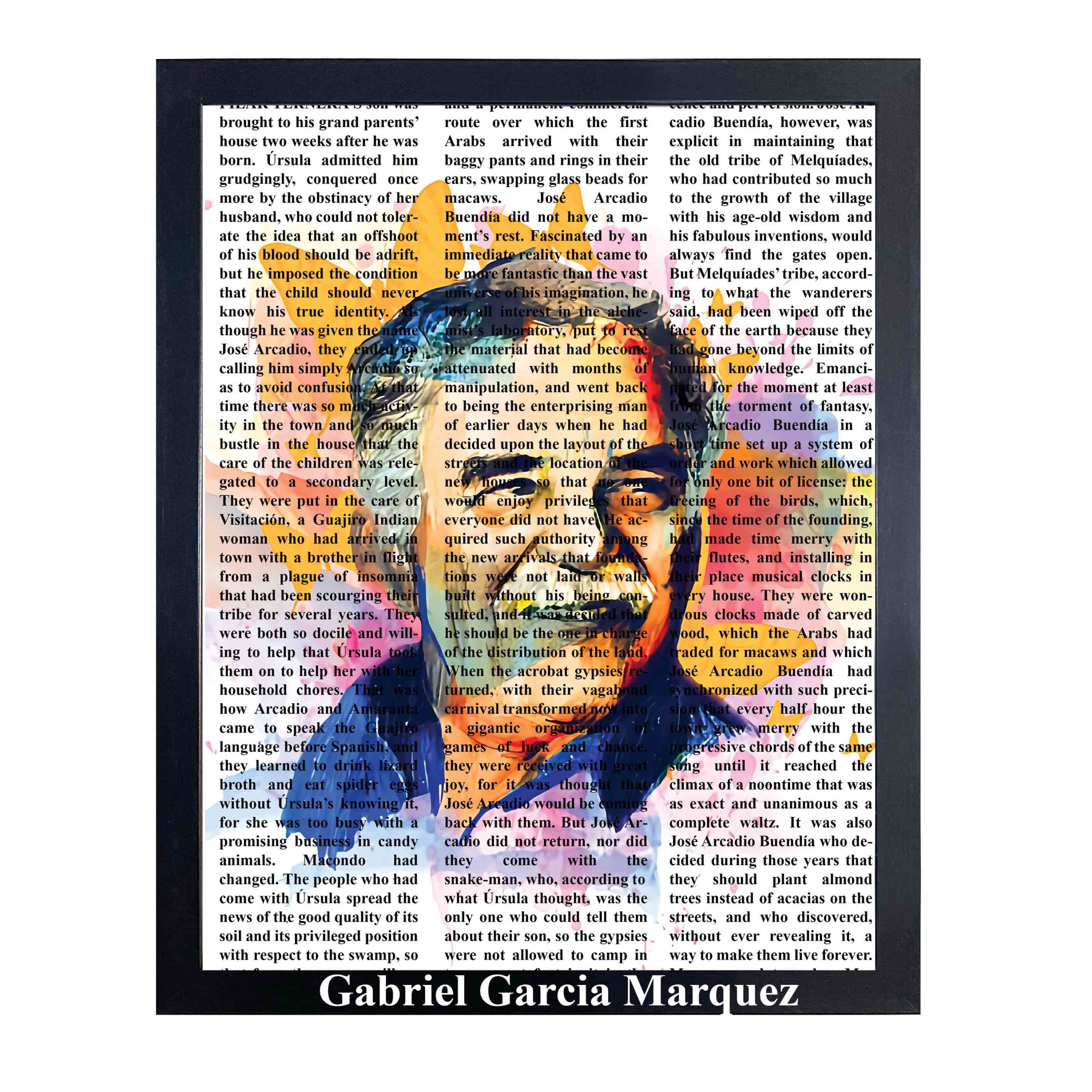 تابلو چاپی گابریل گارسیا مارکز
