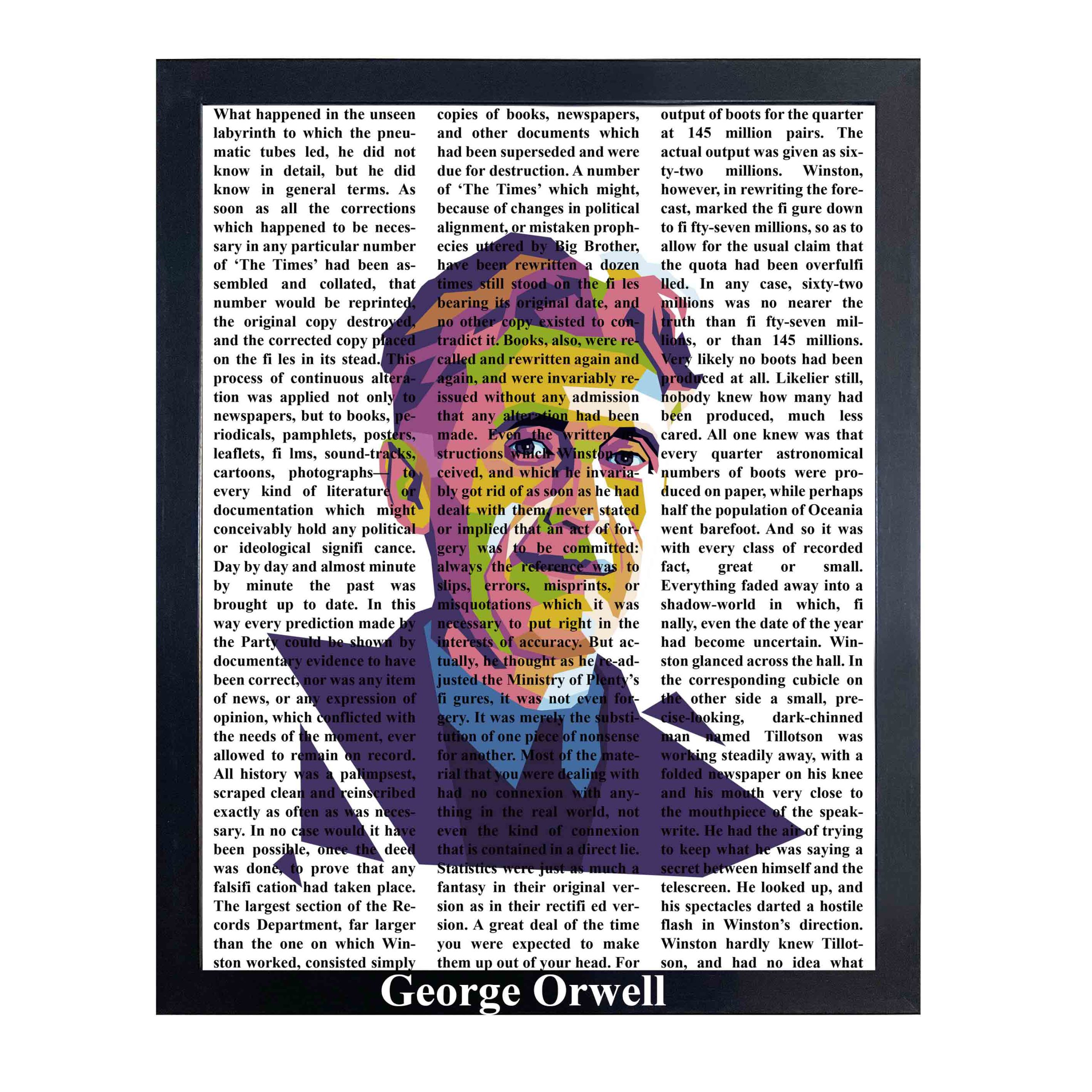 تابلو چاپی جورج اورول