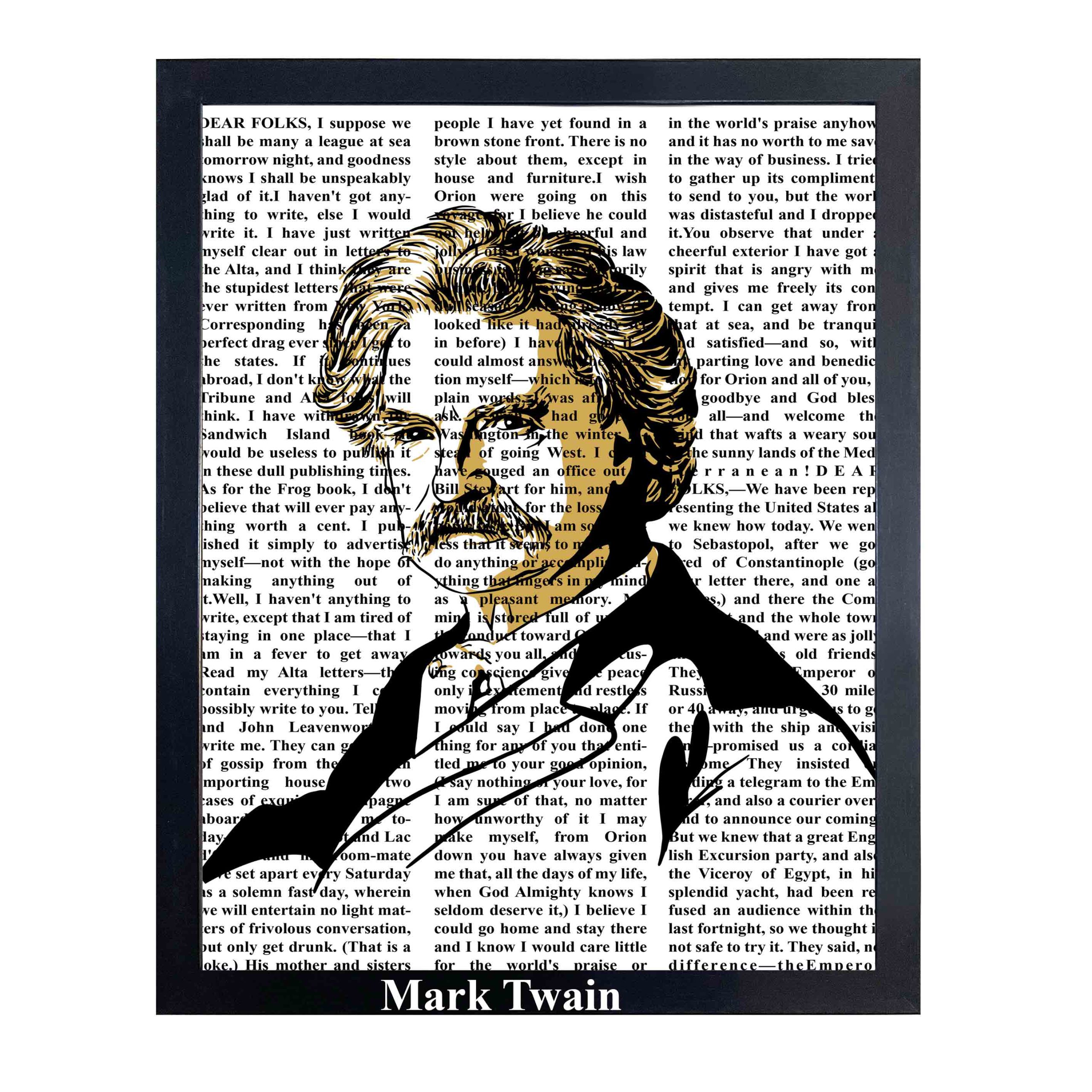 تابلو چاپی مارک تواین