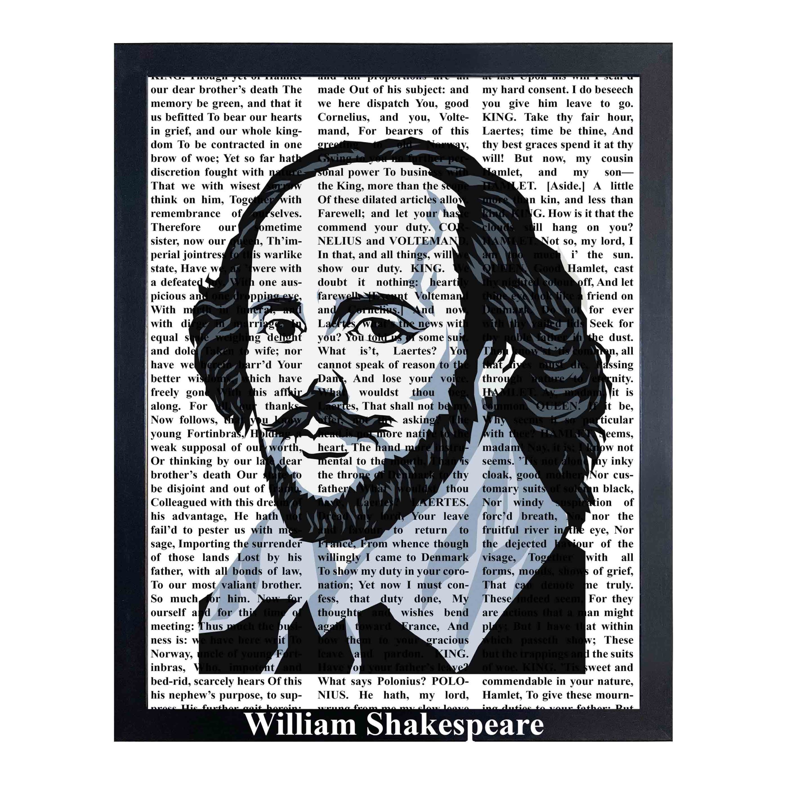 تابلو چاپی ویلیام شکسپیر